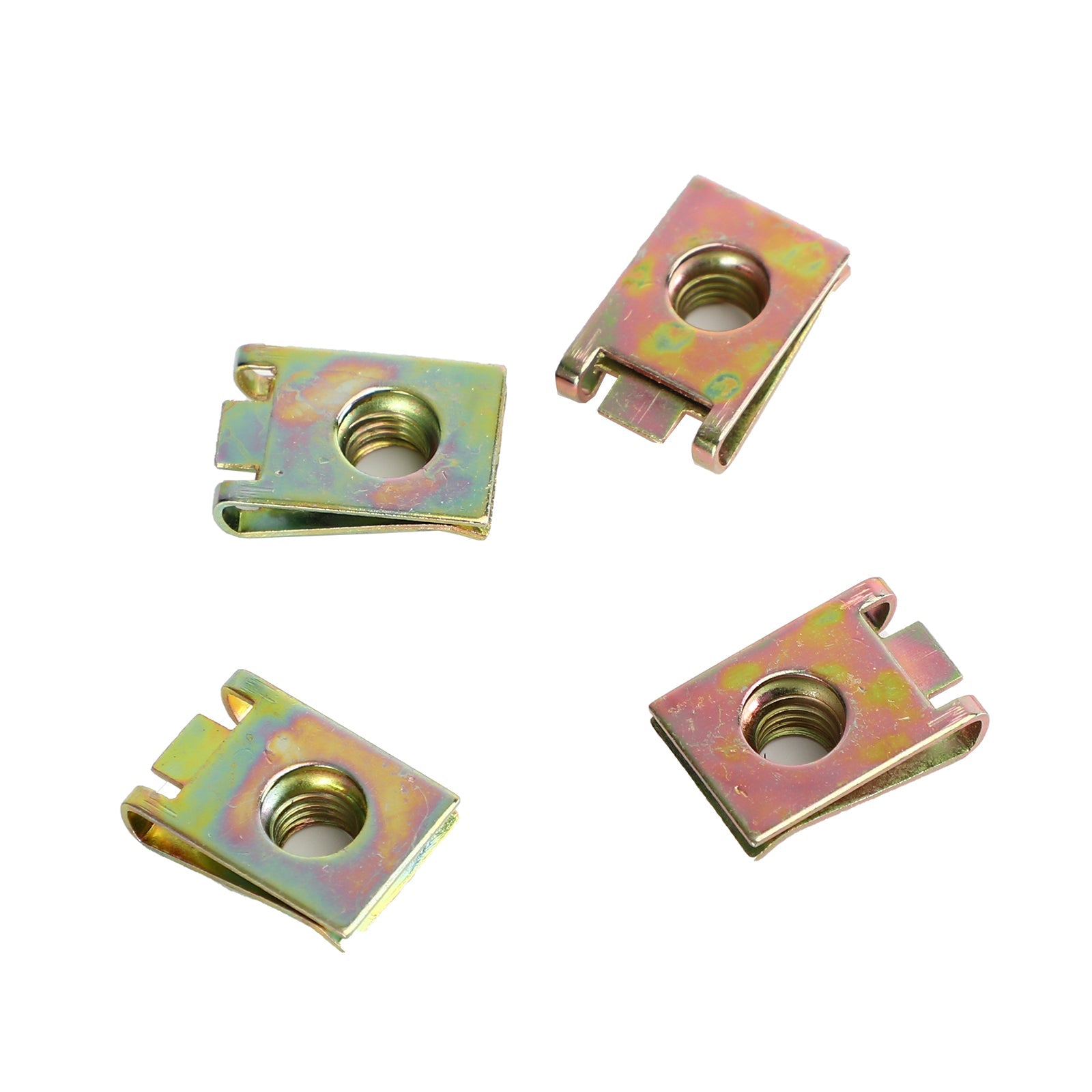 4Pcs Saddlebag Lever Lock Bolts&Nuts Kit Fits For Glide King Touring 96-19 Silver Generic