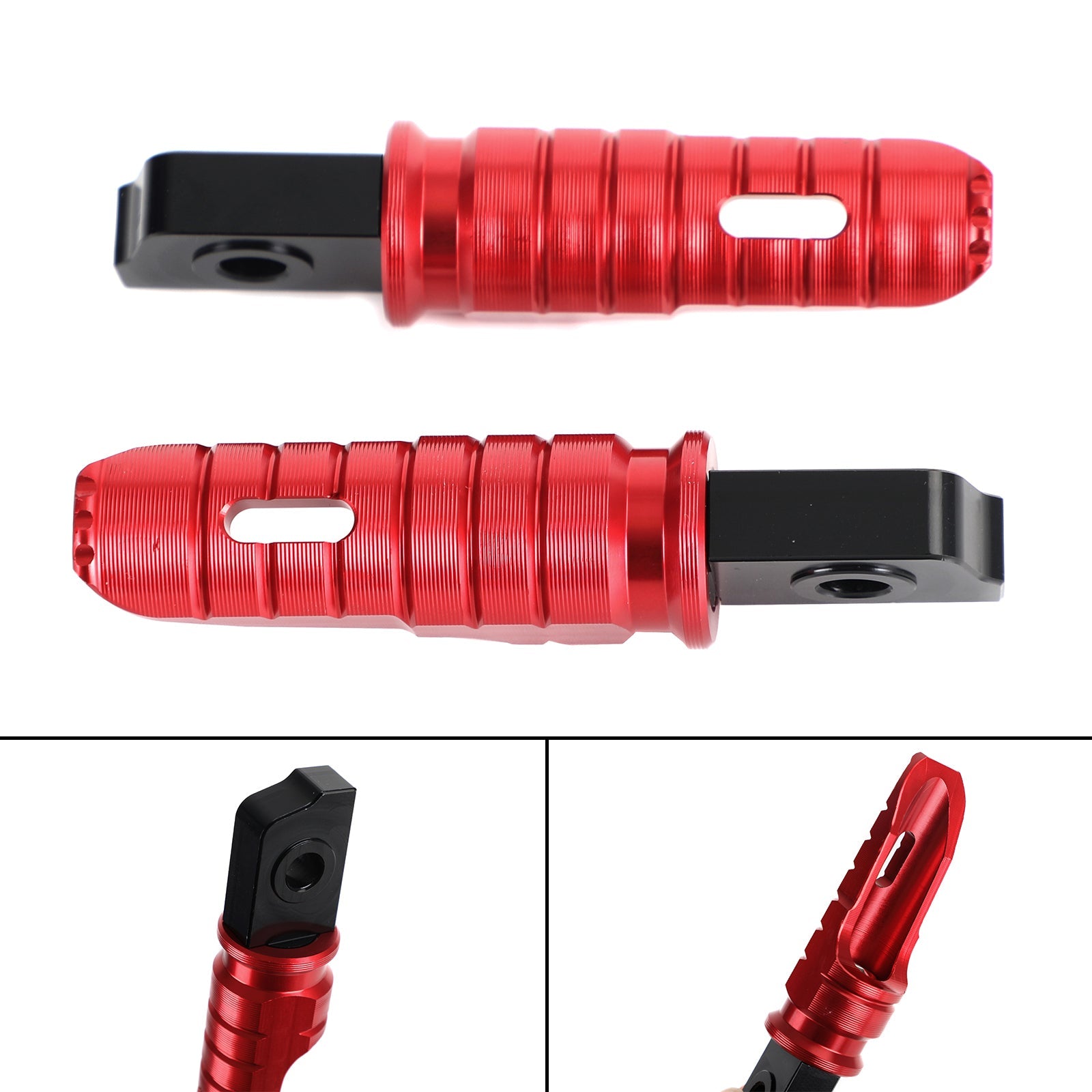 Reposapiés delanteros Pie Peg para Aprilia GPR 125 150 250 APR150 RS125 TUONO125 Genérico