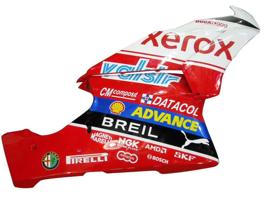 Fairings for 2003-2004 Ducati 999 Red & White Xerox Generic