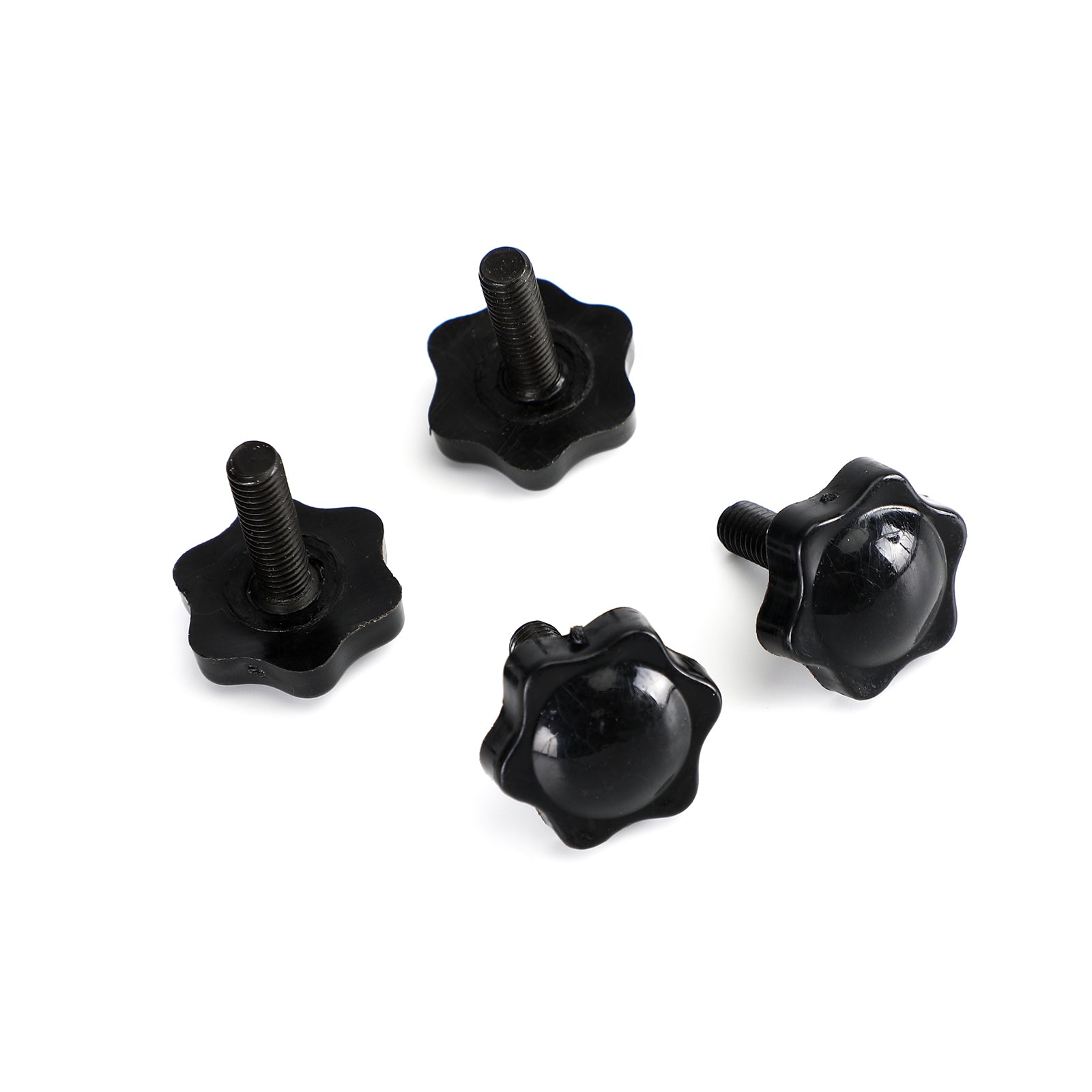 4Pcs Saddlebag Lever Lock Bolts&Nuts Kit Fits For Glide King Touring 96-19 Silver Generic