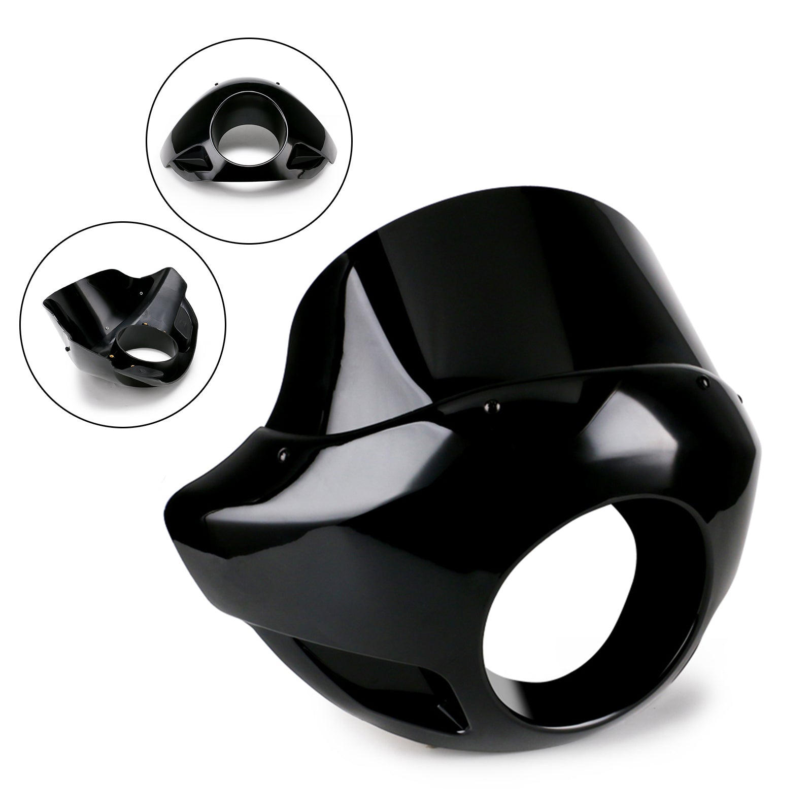 35mm-49mm Forks 5.75" Headlights Sportster Windshield Headlight Fairing