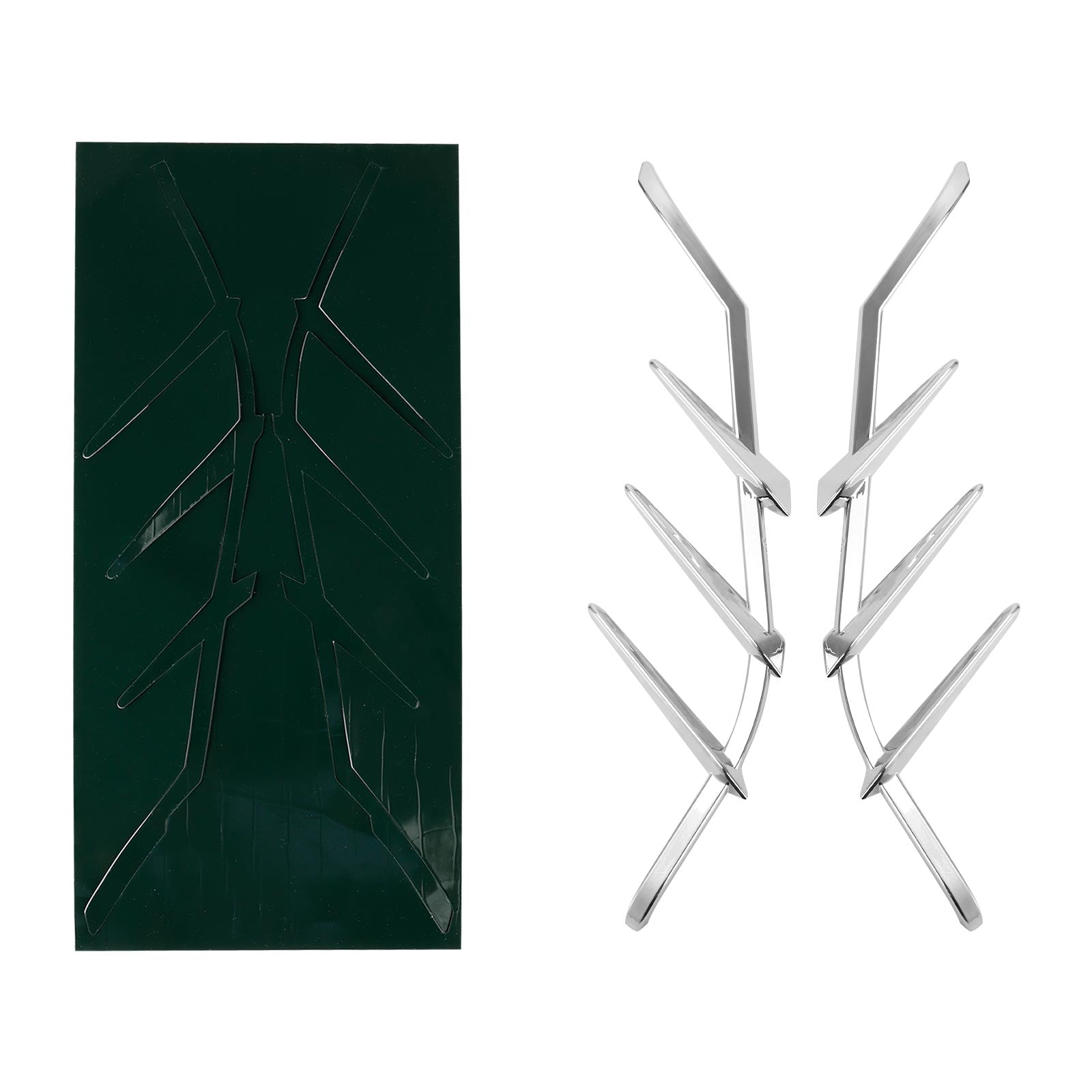 Road Street Electra Glide 2009-2023 Chrome Mid-Frame Air Deflectors Trims