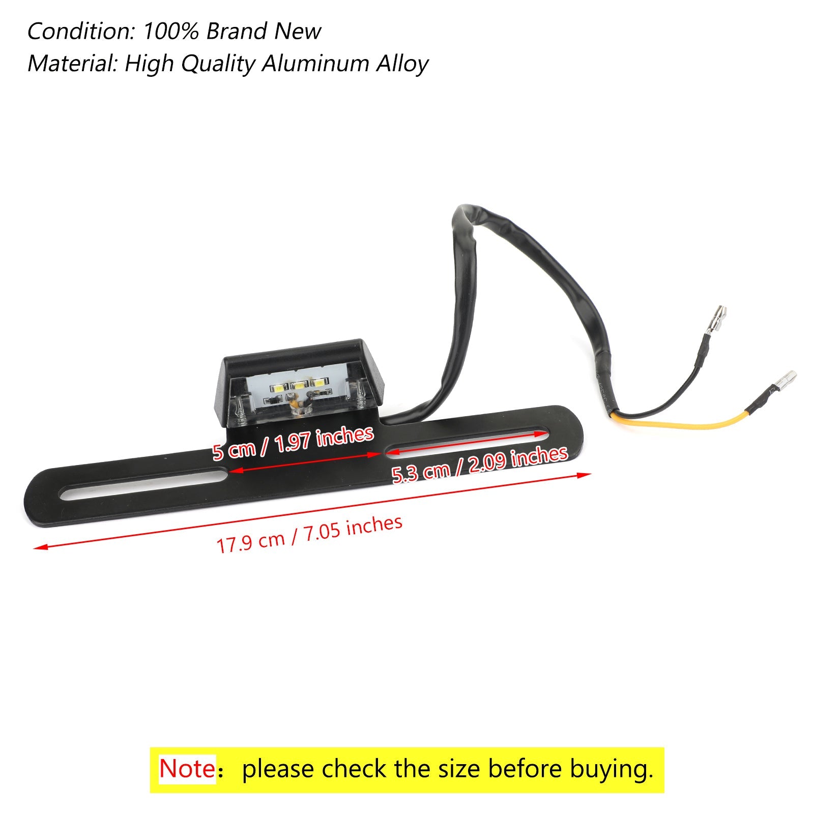 범용 오토바이 번호판 브래킷 (라이트 제네릭 포함)