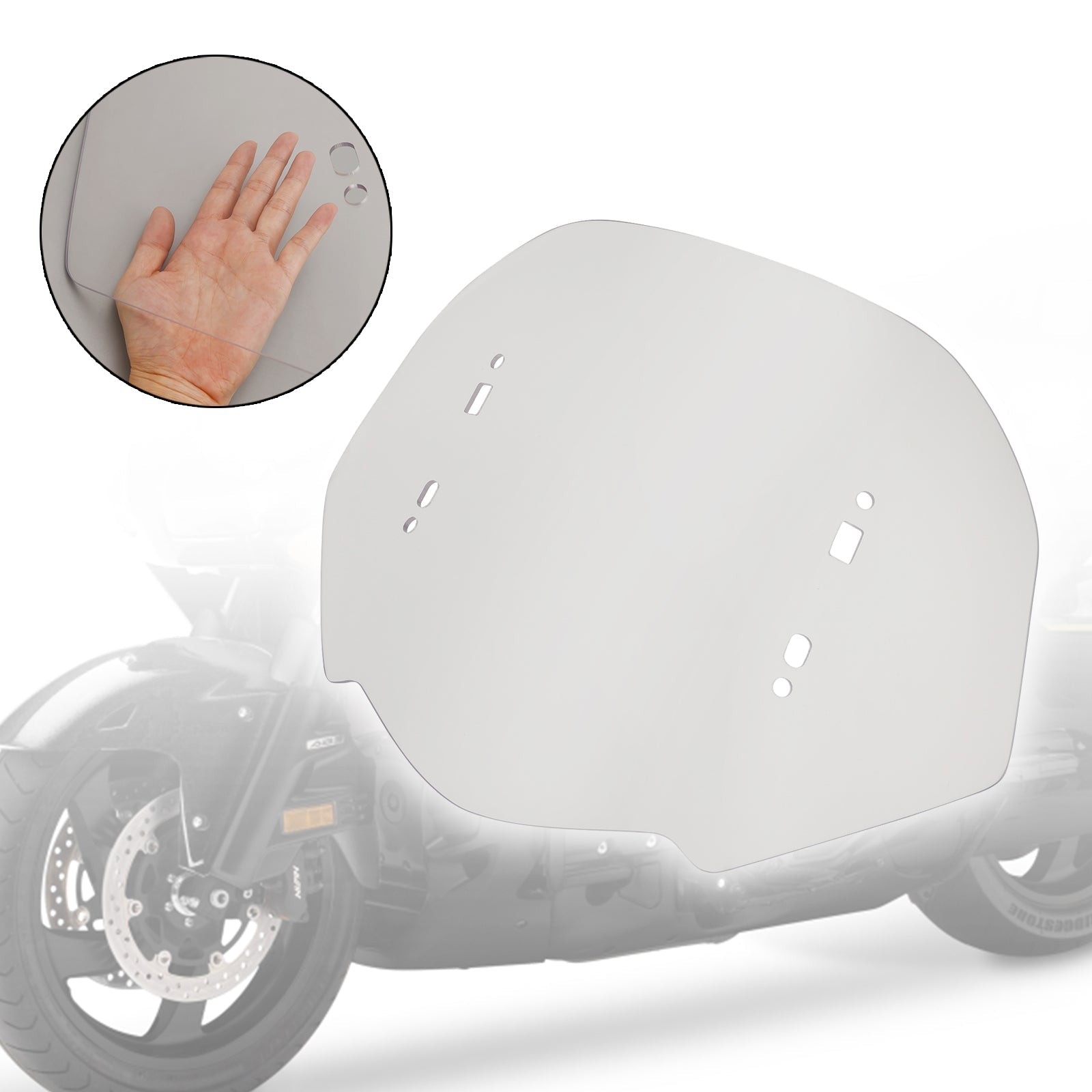 2018-2023 HONDA Gold Wing GL1800 15" Motorcycle Windshield WindScreen