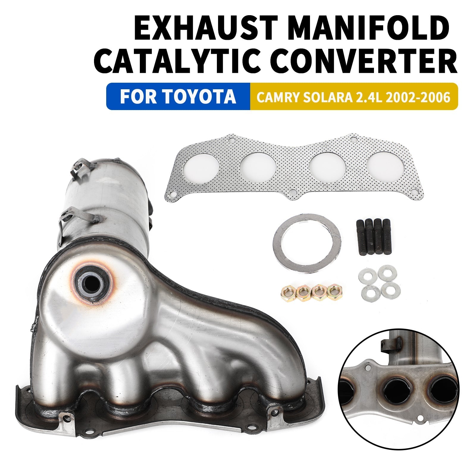 2006 Toyota Solara SE Sport 촉매 변환기 w/Gasket 16384