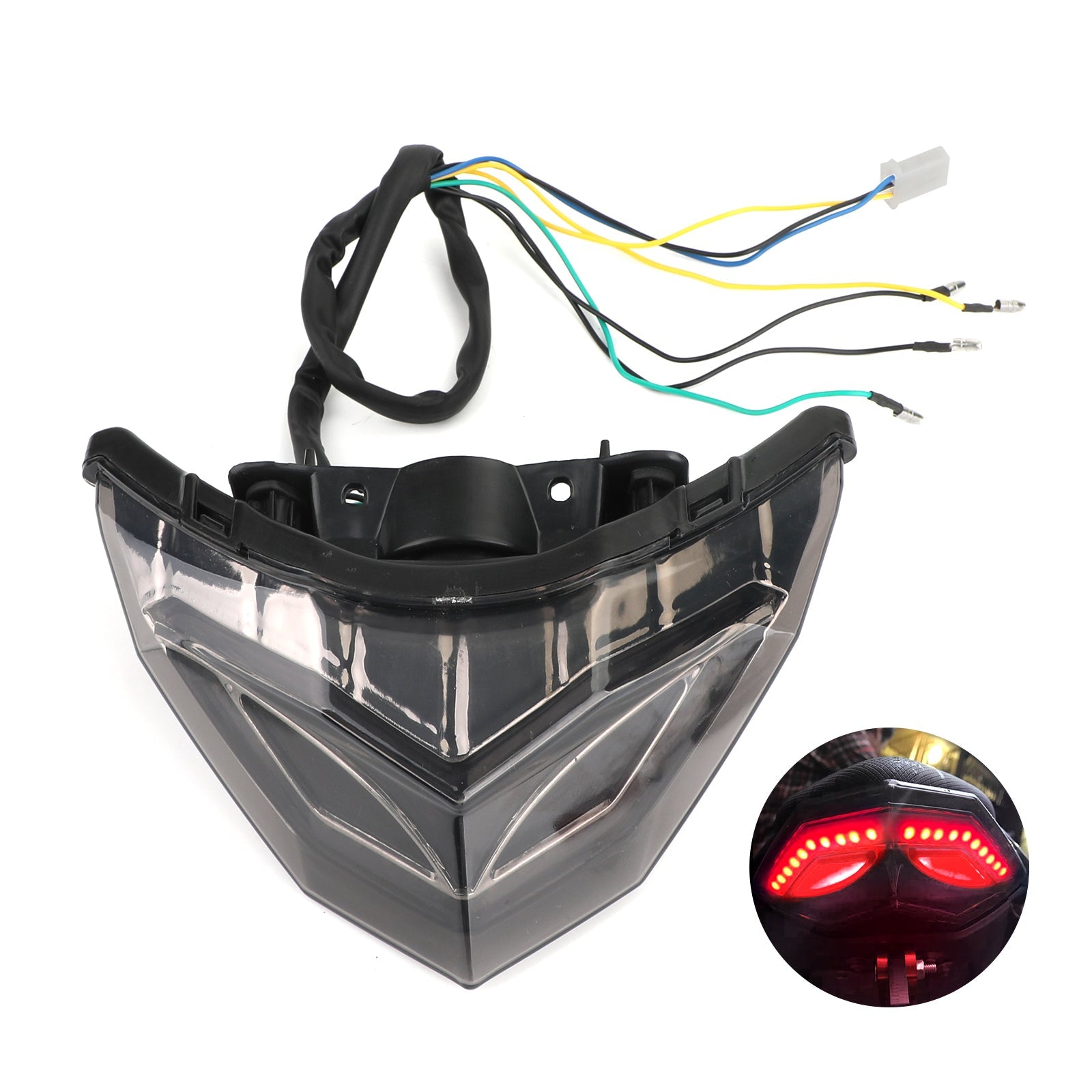 KAWASAKI Ninja 250 300 2013-2017용 후방 브레이크 방향 지시등 테일라이트 일반