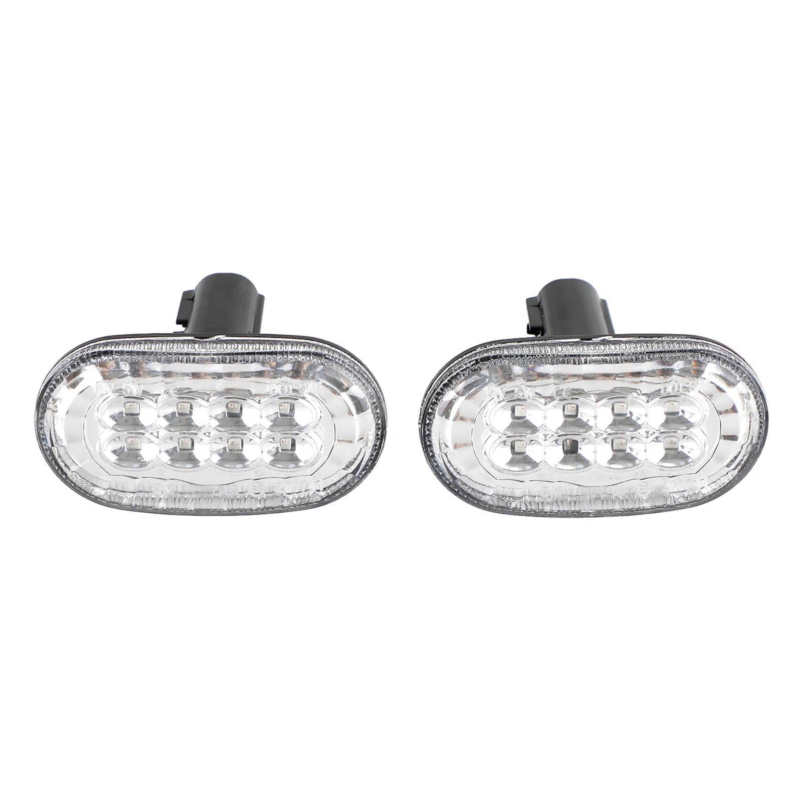Par de luces de señal de giro de marcador lateral para Suzuki Jimny JB64 JB74 transparente