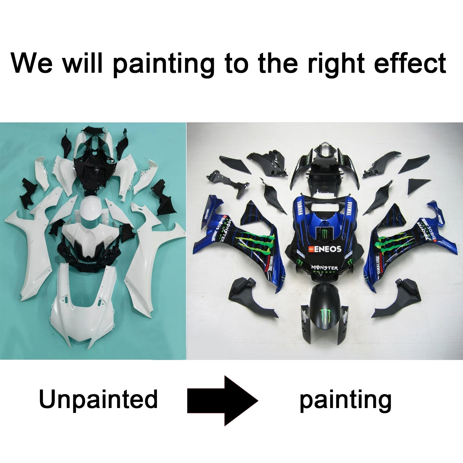 Yamaha YZF R1 2020-2024 Fairing Kit Bodywork Plastic ABS