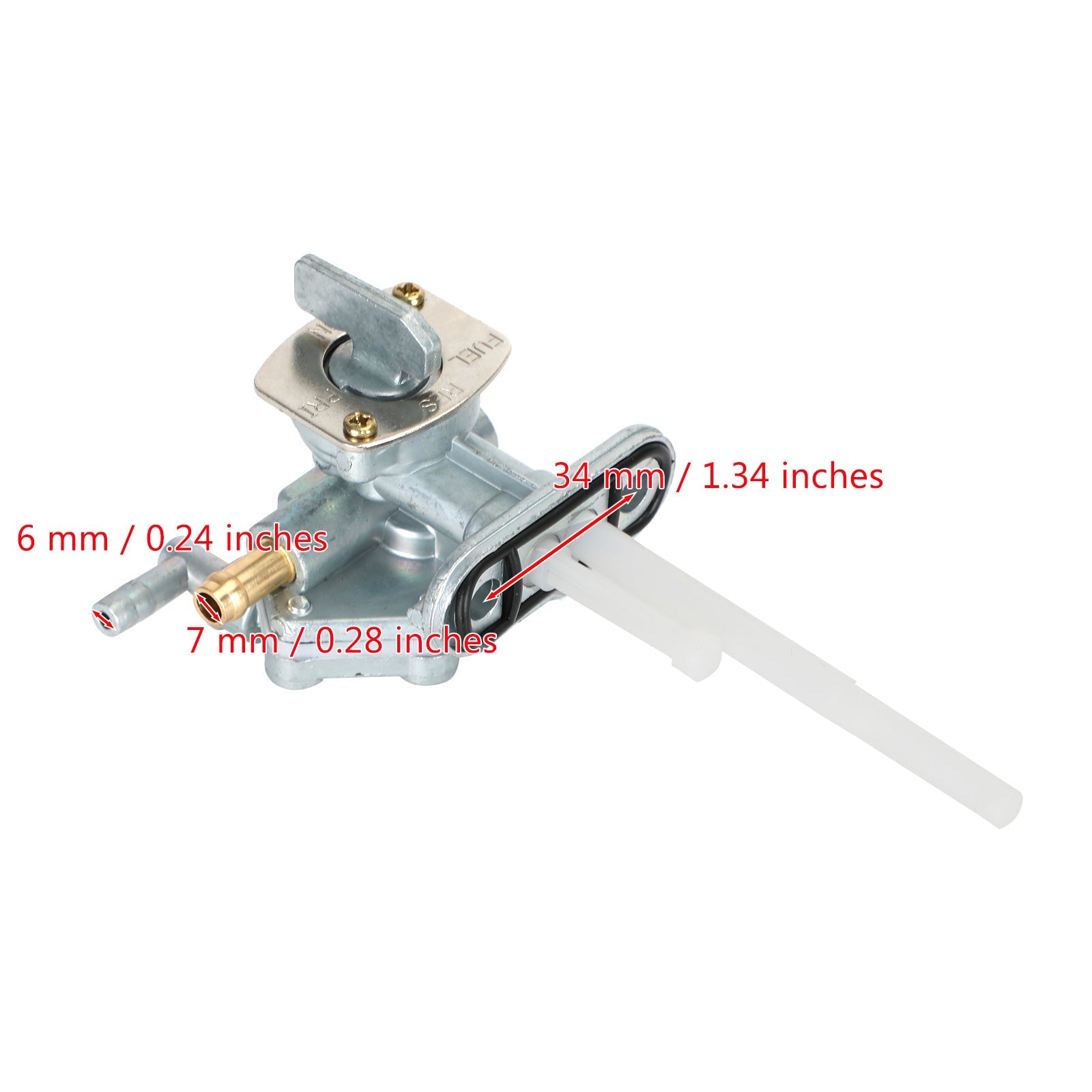 Válvula de llave de combustible para tanque de gasolina, llave de purga para Yamaha FJ600 1984-1990 XJ750 1982-1983 genérico