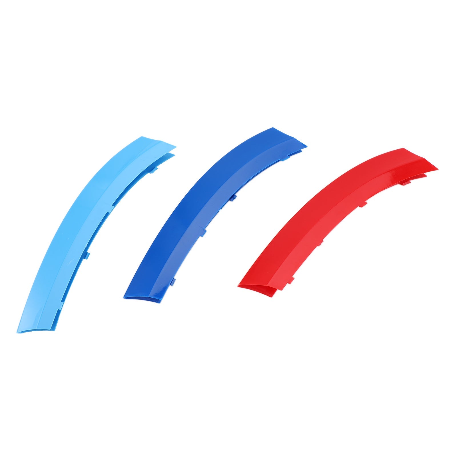 Tri-Colour Front Grille Grill Cover Strips Clip Trim For BMW X5 2008-2013 Generic