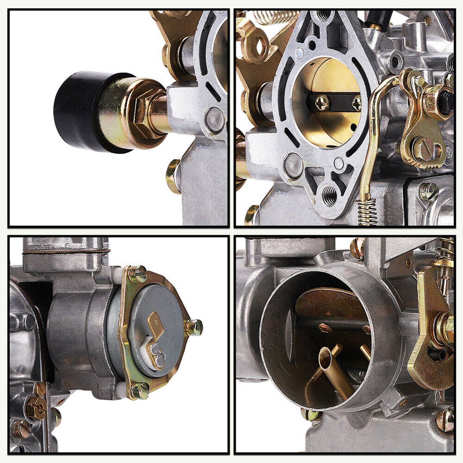 34 Pict-3 기화기 113129031K 1971-1979년형 VW 비틀용 듀얼 포트 1600cc 12V