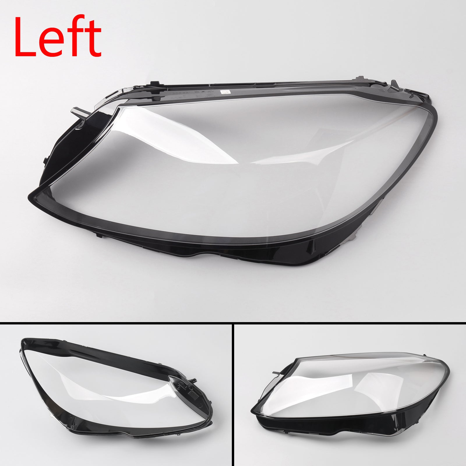 L / R Side Headlight Cover Headlamp Lens Lenses For Benz C-Class W205 C180 C200 C260L C280 C300 2015- Generic