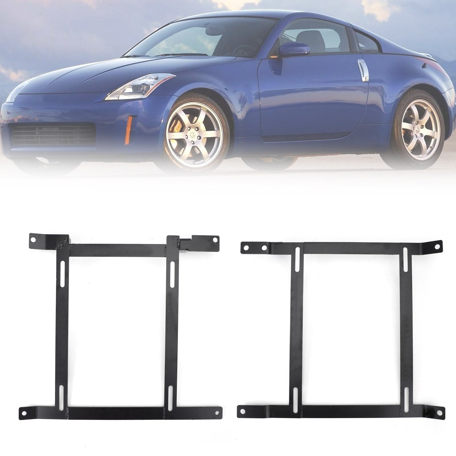 For Nissan 350Z Z33 Fairlady Low Mount Racing/Bucket Seat Tensile Steel Bracket Generic