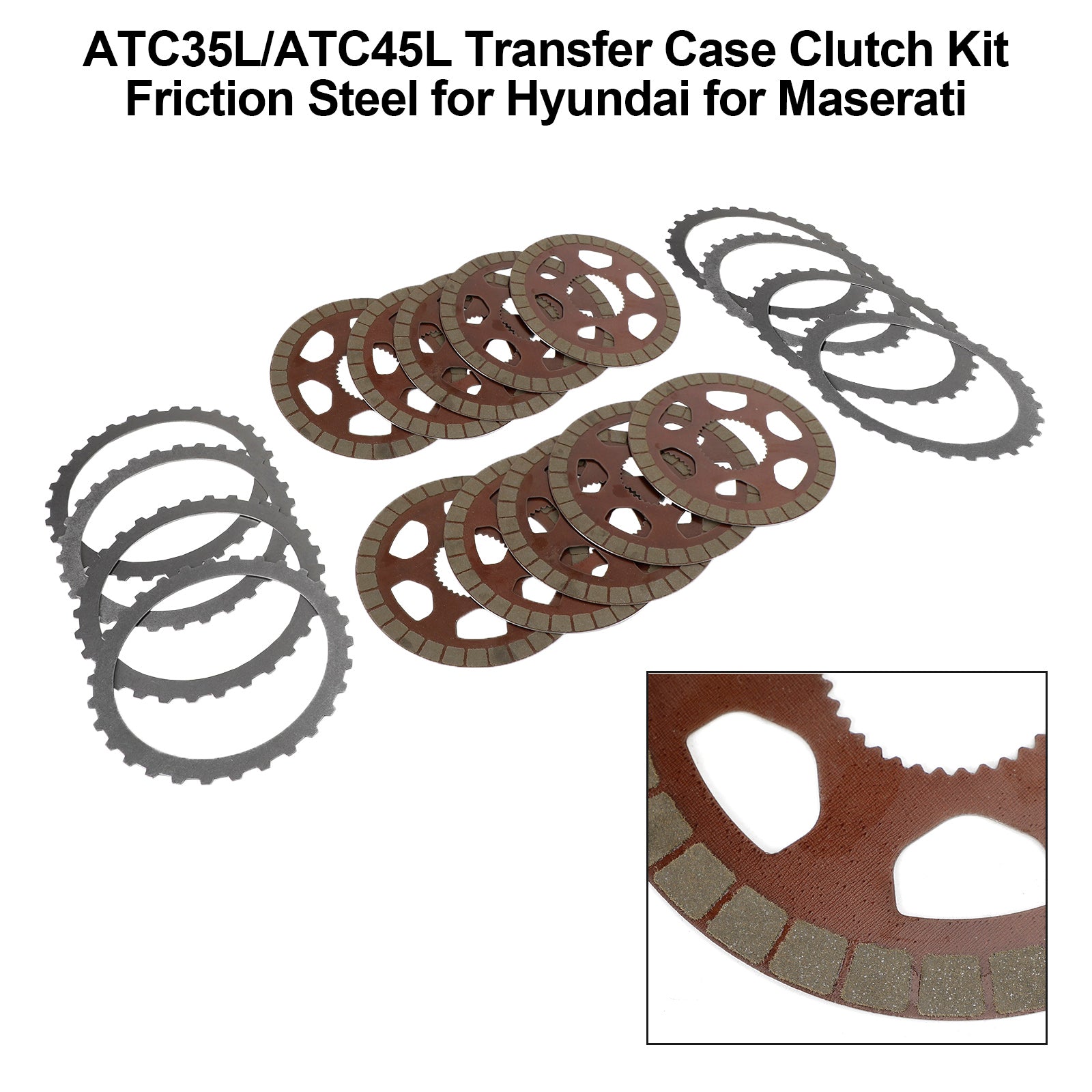 2011-2015 BMW x1 ATC35L 트랜스퍼 케이스 클러치 키트 마찰 강철