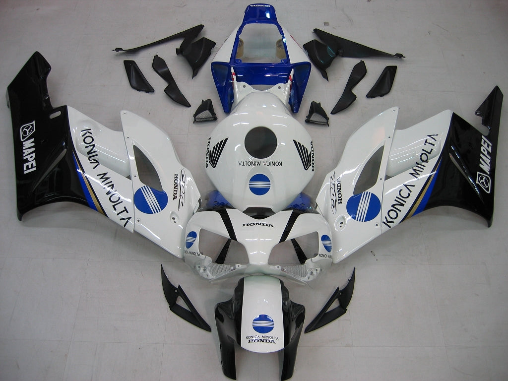 Fairings 2004-2005 Honda CBR 1000 RR White Konica Minolta Generic