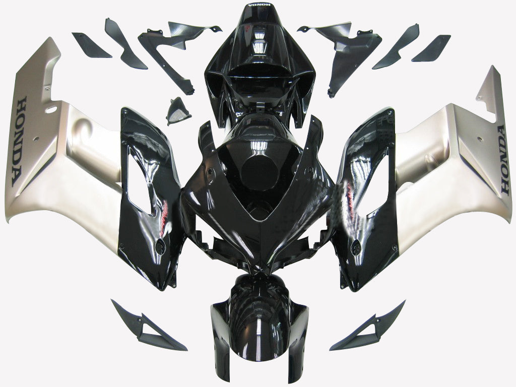 Fairings 2004-2005 Honda CBR 1000 RR Black Silver CBR Generic