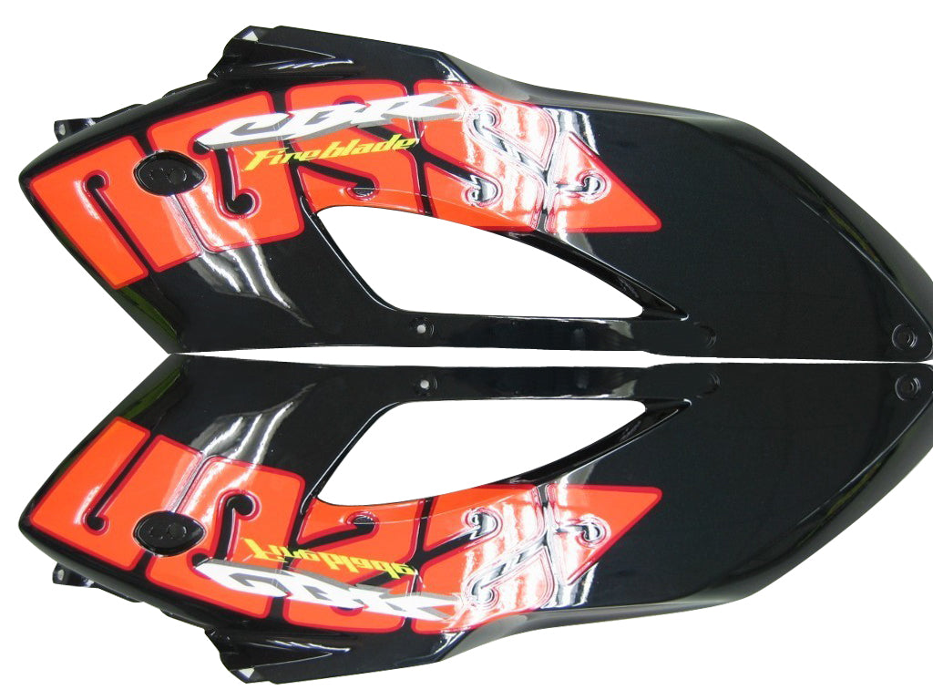 Fairings 2004-2005 Honda CBR 1000 RR Black Yellow Valentino Rossi Generic