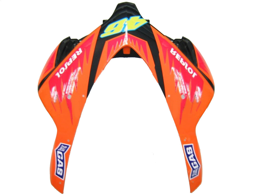 Fairings 2004-2005 Honda CBR 1000 RR Black Yellow Valentino Rossi Generic