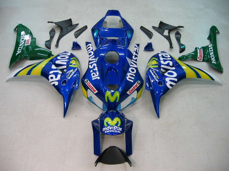 Carenados 2006-2007 Honda CBR 1000 RR Azul & Verde Movistar Generic