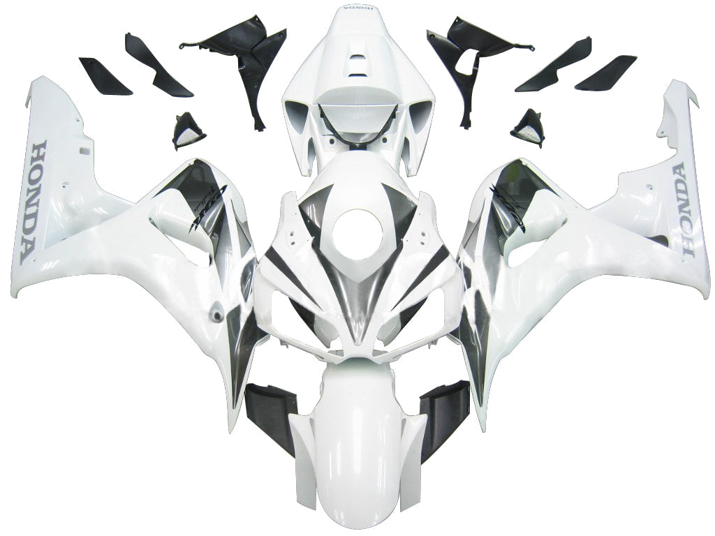 Fairings 2006-2007 Honda CBR 1000 RR White & Silver CBR Generic