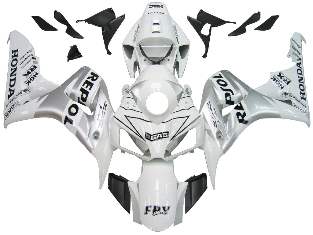 Fairings 2006-2007 Honda CBR 1000 RR White & Silver Repsol Generic