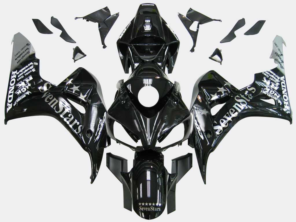 Fairings 2006-2007 Honda CBR 1000 RR Black SevenStars Generic
