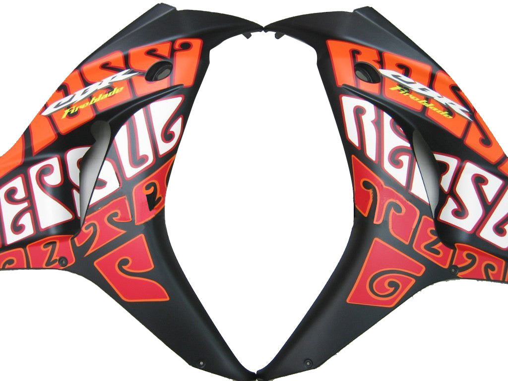 Fairings 2006-2007 Honda CBR 1000 RR Black Valentino Rossi Generic