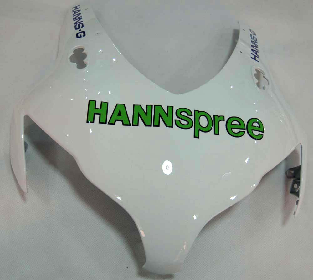 Fairings 2008-2011 Honda CBR 1000 RR White Green Hannspree Generic