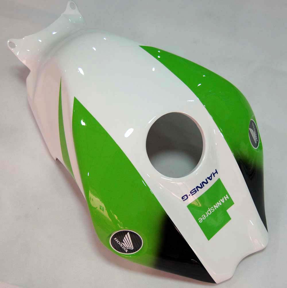 Fairings 2008-2011 Honda CBR 1000 RR White Green Hannspree Generic