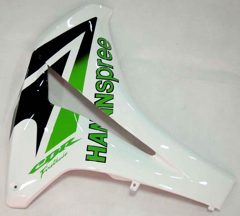 Fairings 2008-2011 Honda CBR 1000 RR White Green Hannspree Generic