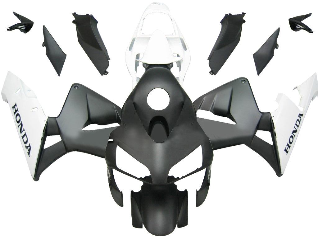 Fairings 2003-2004 Honda CBR 600 RR Matte Black & Whit CBR Generic