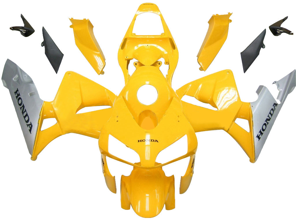 Fairings 2003-2004 Honda CBR 600 RR Yellow & Silver CBR Generic