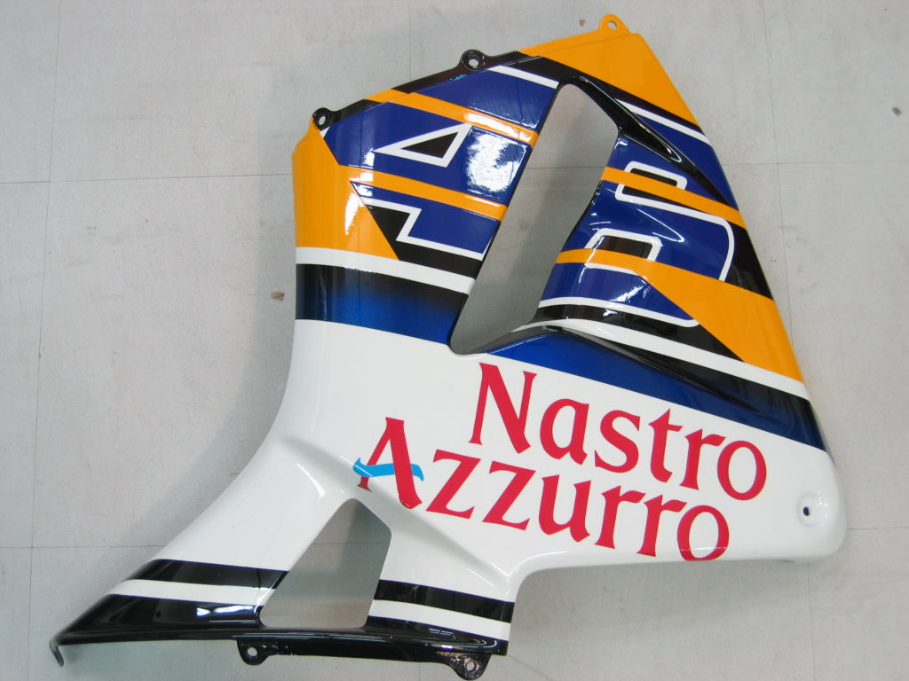 Fairings 2003-2004 Honda CBR 600 RR Yellow & Blue No.46 N. Azzurro Generic