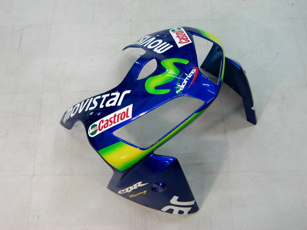 Fairings 2005-2006 Honda CBR 600 RR Blue & Green Movistar Generic