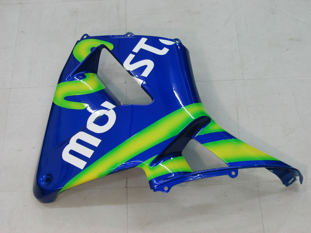 Fairings 2005-2006 Honda CBR 600 RR Blue & Green Movistar Generic