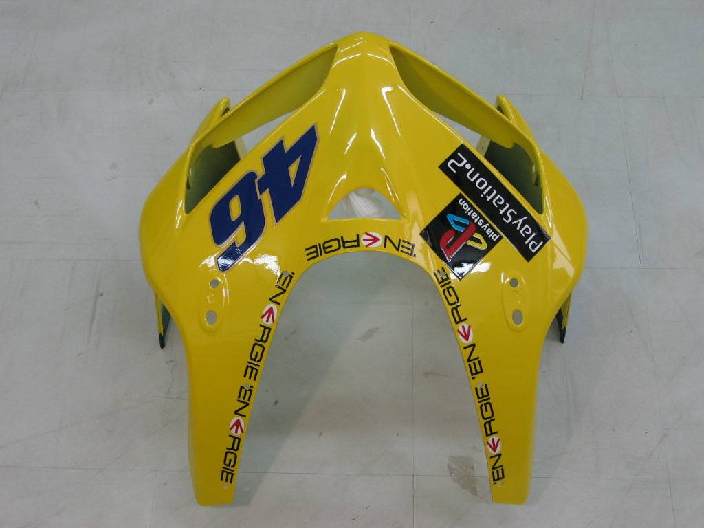 Fairings 2005-2006 Honda CBR 600 RR Yellow No.46 Azzurro Generic