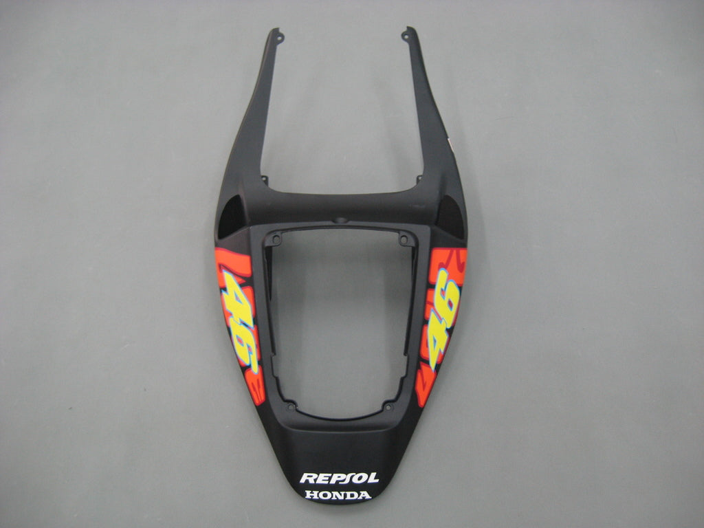 Fairings 2005-2006 Honda CBR 600 RR Black Matte Valentino Rossi Generic