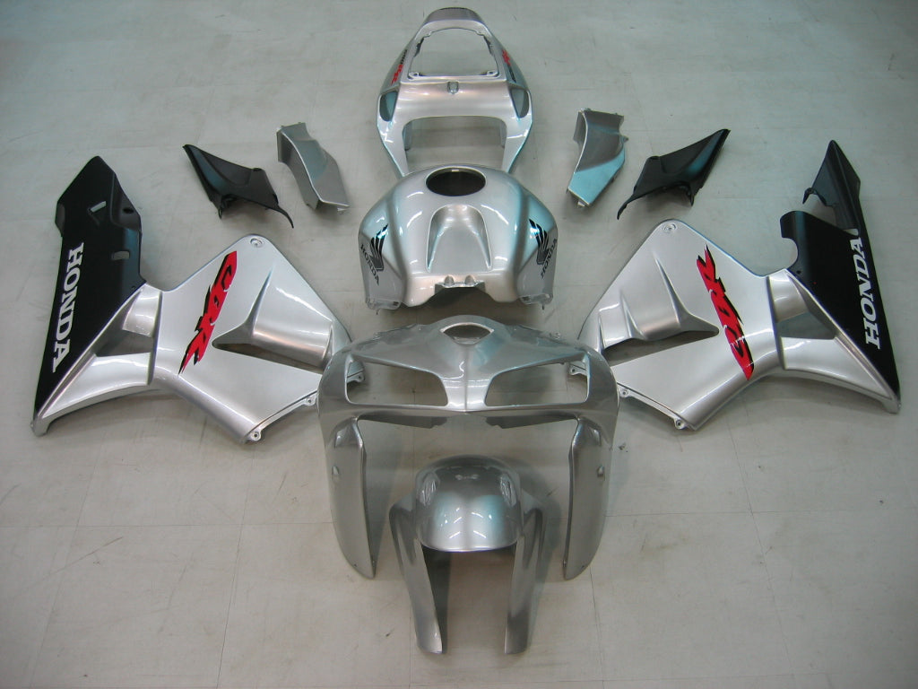 For CBR600RR 2005-2006 Bodywork Fairing Silver ABS Injection Molded Plastics Set