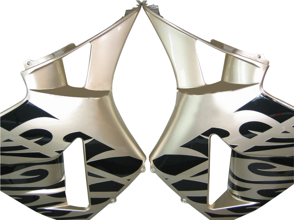 Fairings 2005-2006 Honda CBR 600 RR Gold & Black Tribal Tatoo Generic
