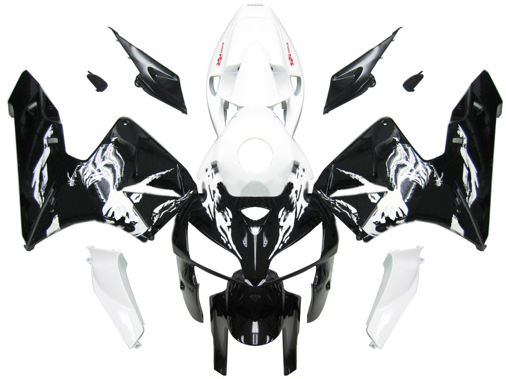 Fairings 2005-2006 Honda CBR 600 RR White & Black Tribal Generic