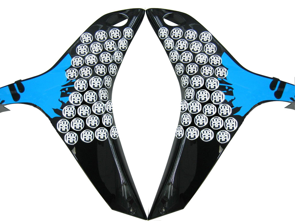 Fairings 2007-2008 Honda CBR 600 RR Black White Blue Coin RR Generic