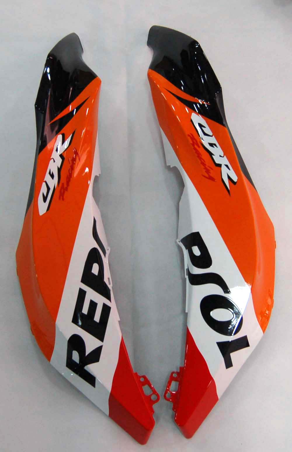 Fairings 2009-2012 Honda CBR 600 RR Black & Orange Repsol Generic