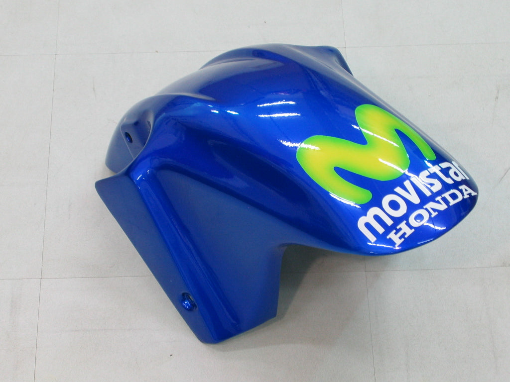 페어링 2004-2007 Honda CBR 600 F4i 블루 & 그린 Movistar 제네릭