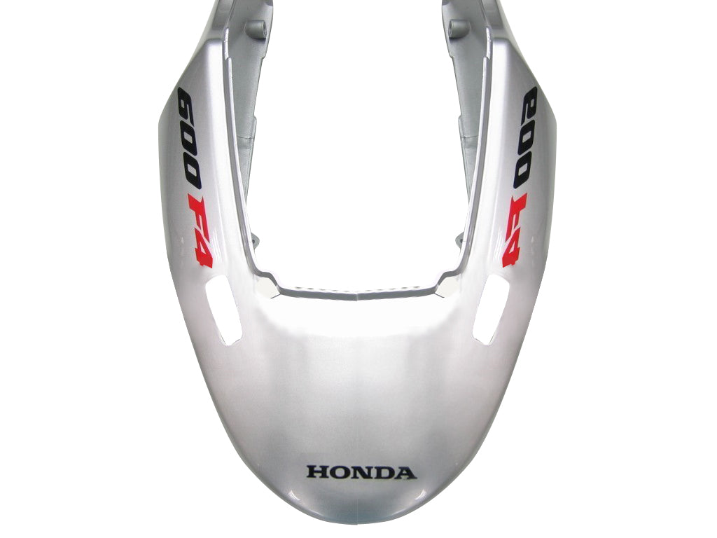 Fairings 2004-2007 Honda CBR 600 F4i Silver & White Flame Generic