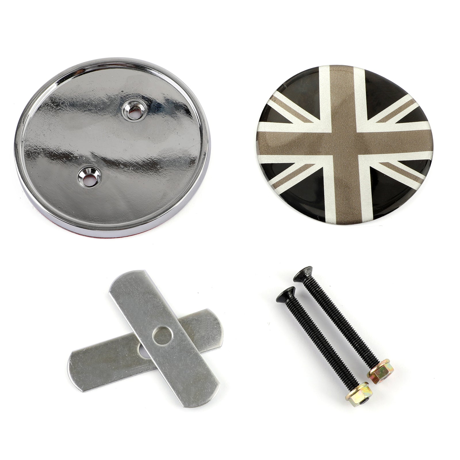 Insignia de parrilla delantera de metal con soporte para MINI Cooper R50 R55 R56 R57 R58 R60 genérico