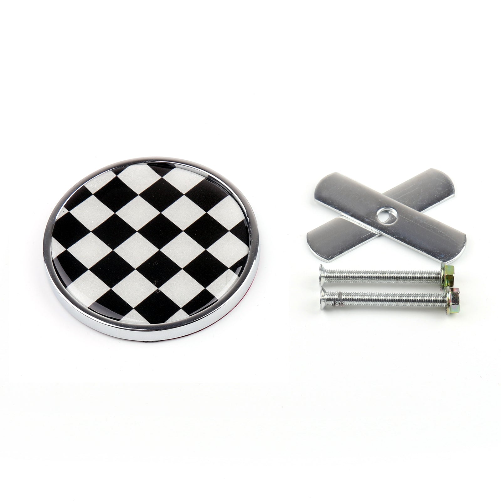 Insignia de parrilla delantera de metal con soporte para MINI Cooper R50 R55 R56 R57 R58 R60 genérico