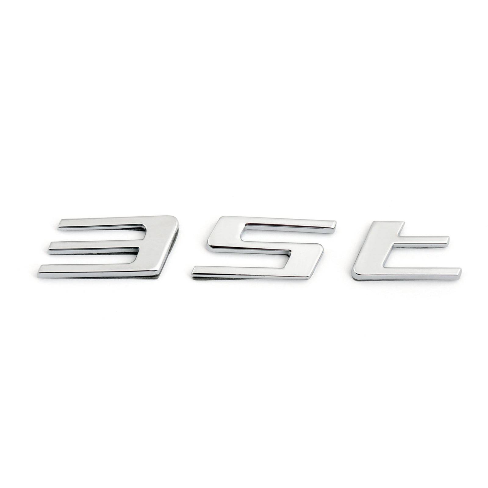 Chrome Letter 20T 25T 30T 35T Etiqueta engomada del coche Auto Calcomanía trasera Emblema Jaguar F-PACE Genérico