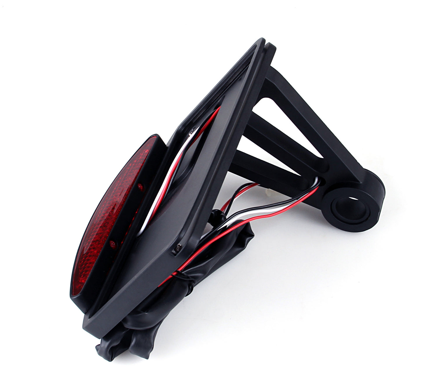 Side Mount License Plate LED Tail Brake Light For Harley Customs Choppers Generic