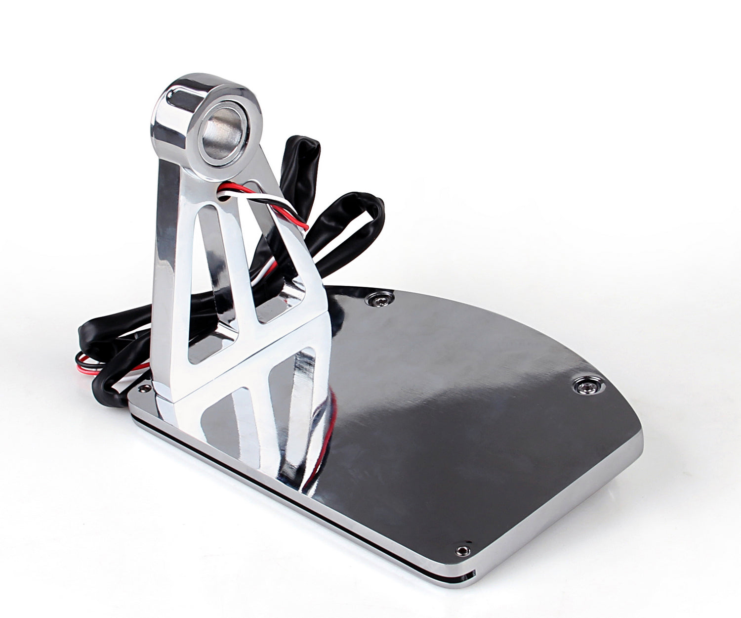 Side Mount License Plate LED Tail Brake Light For Harley Customs Choppers Generic