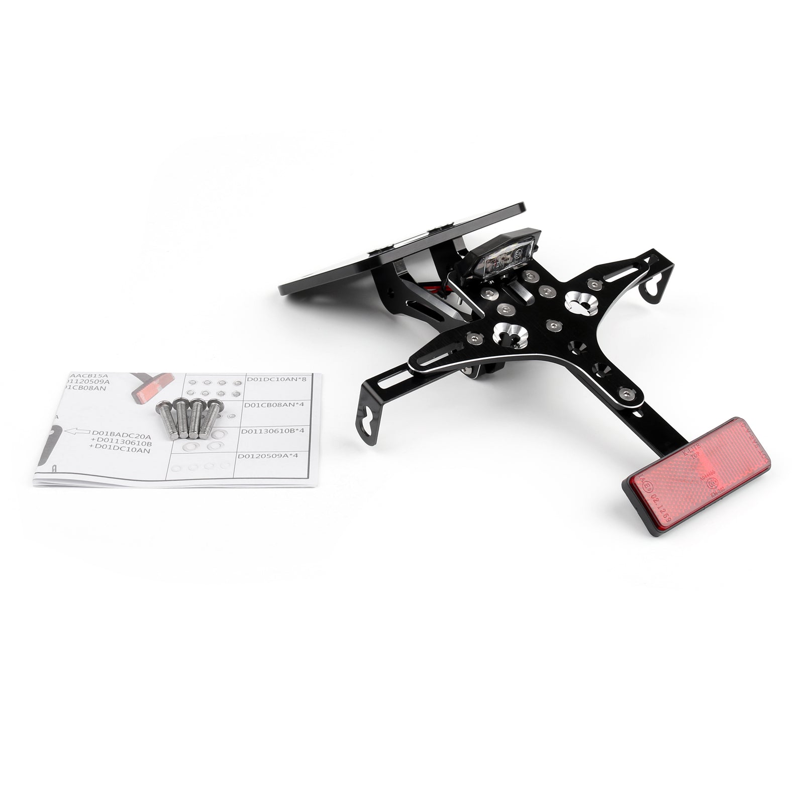 License Plate Holder Fender Eliminator Tail Tidy For Yamaha R25/R3 MT-03 15-16 Generic